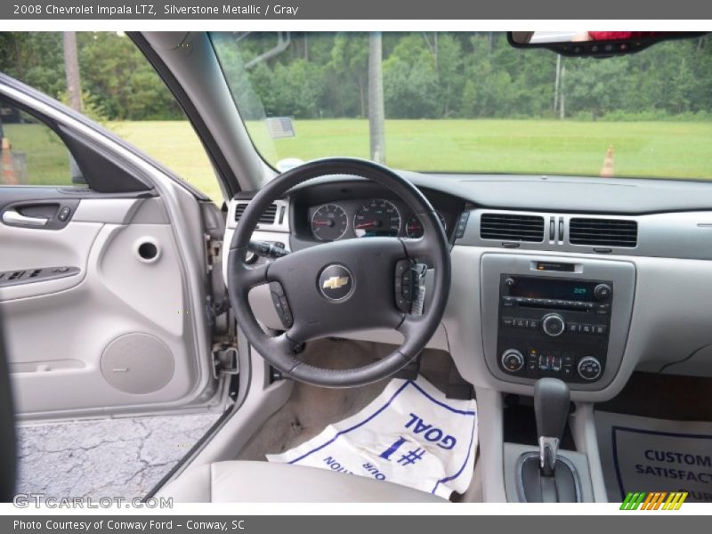 Silverstone Metallic / Gray 2008 Chevrolet Impala LTZ