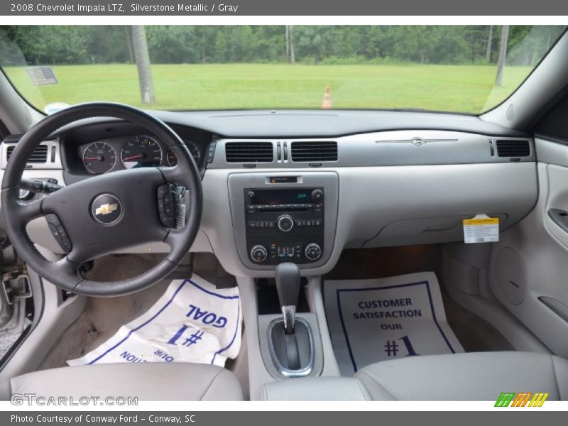 Silverstone Metallic / Gray 2008 Chevrolet Impala LTZ