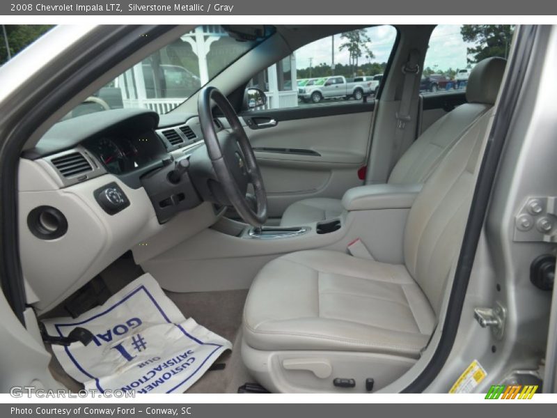 Silverstone Metallic / Gray 2008 Chevrolet Impala LTZ
