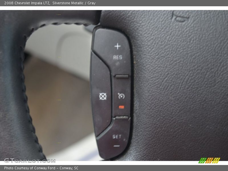 Silverstone Metallic / Gray 2008 Chevrolet Impala LTZ