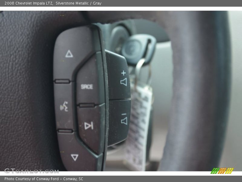 Silverstone Metallic / Gray 2008 Chevrolet Impala LTZ