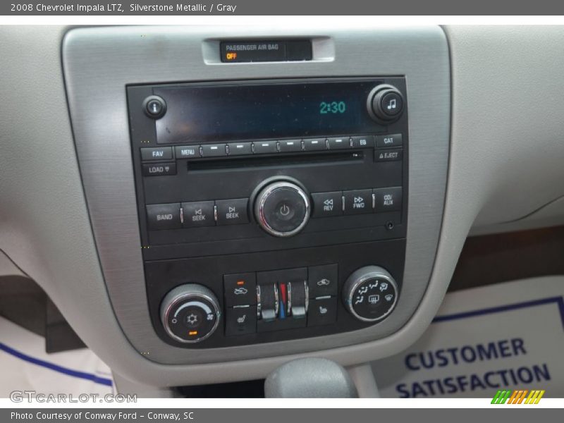 Silverstone Metallic / Gray 2008 Chevrolet Impala LTZ