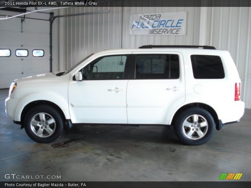 Taffeta White / Gray 2011 Honda Pilot EX-L 4WD