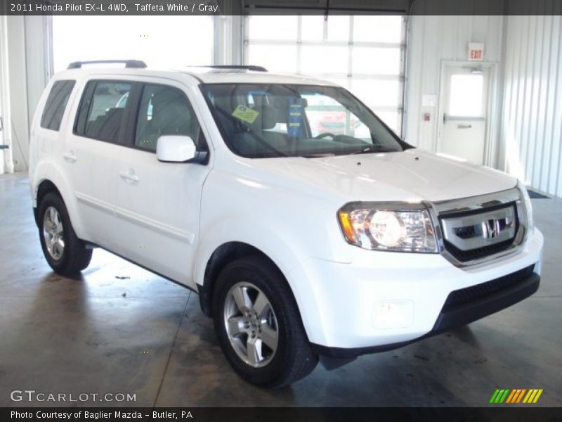Taffeta White / Gray 2011 Honda Pilot EX-L 4WD