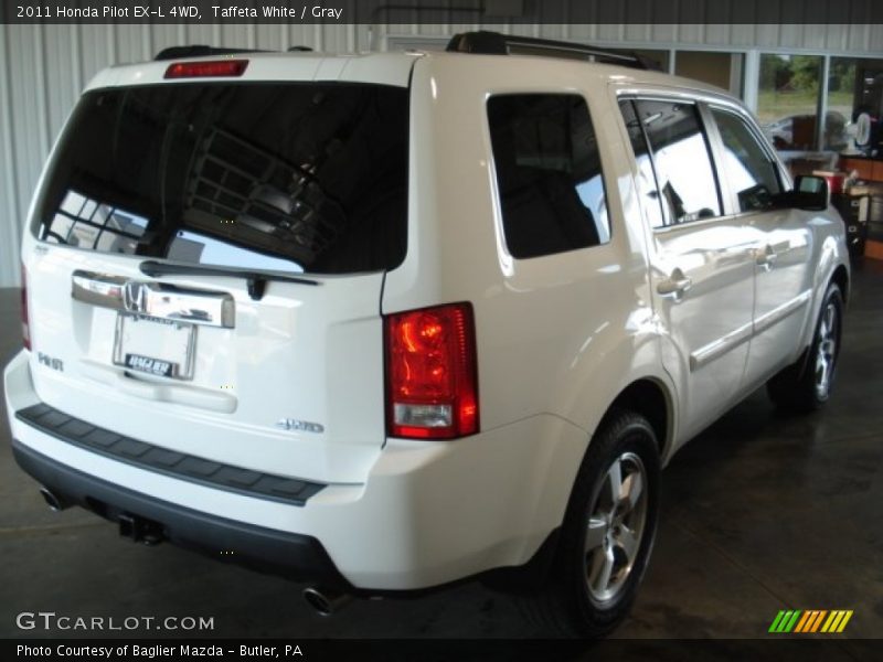 Taffeta White / Gray 2011 Honda Pilot EX-L 4WD