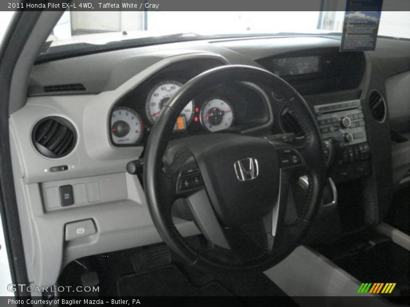 Taffeta White / Gray 2011 Honda Pilot EX-L 4WD