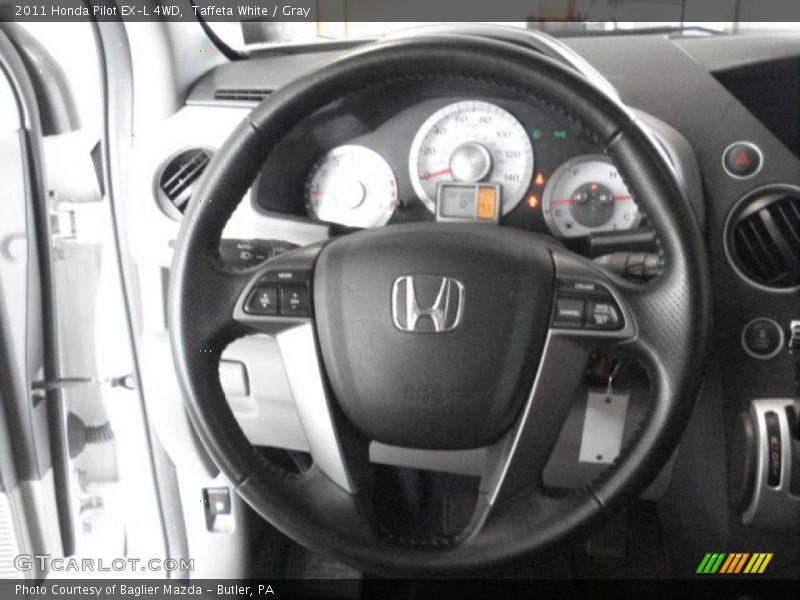 Taffeta White / Gray 2011 Honda Pilot EX-L 4WD