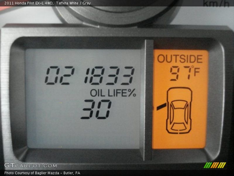 Taffeta White / Gray 2011 Honda Pilot EX-L 4WD