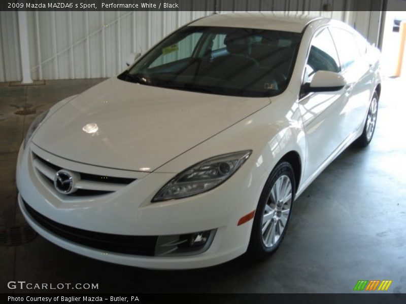 Performance White / Black 2009 Mazda MAZDA6 s Sport