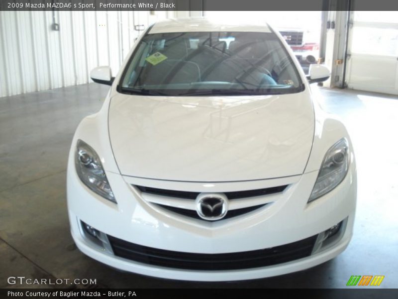 Performance White / Black 2009 Mazda MAZDA6 s Sport