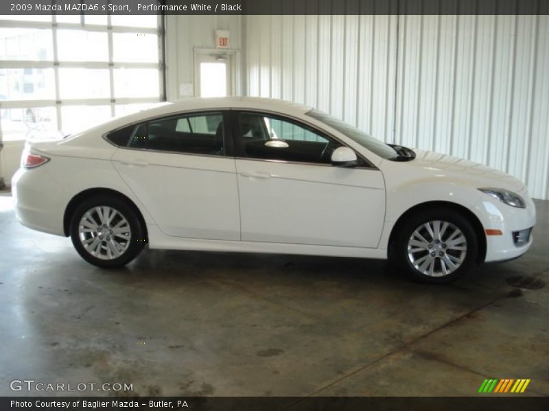 Performance White / Black 2009 Mazda MAZDA6 s Sport