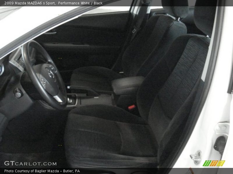 Performance White / Black 2009 Mazda MAZDA6 s Sport