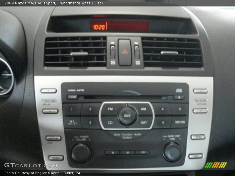 Performance White / Black 2009 Mazda MAZDA6 s Sport