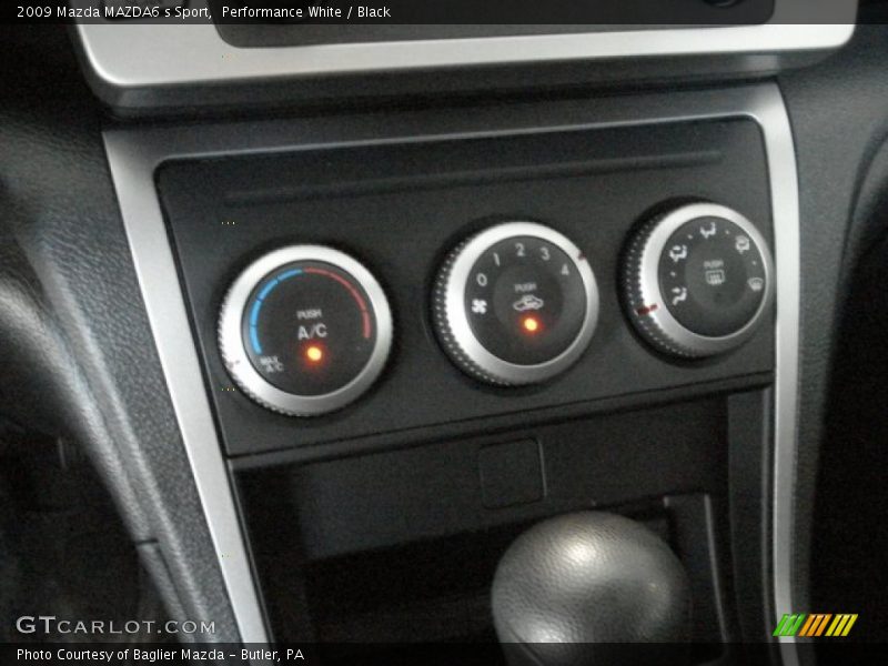 Performance White / Black 2009 Mazda MAZDA6 s Sport