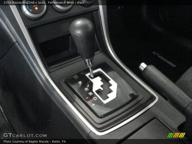 Performance White / Black 2009 Mazda MAZDA6 s Sport
