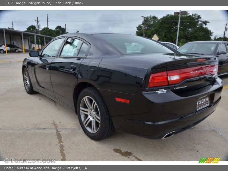 Pitch Black / Black 2012 Dodge Charger Police