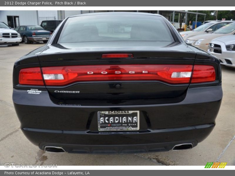 Pitch Black / Black 2012 Dodge Charger Police