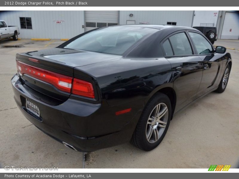 Pitch Black / Black 2012 Dodge Charger Police