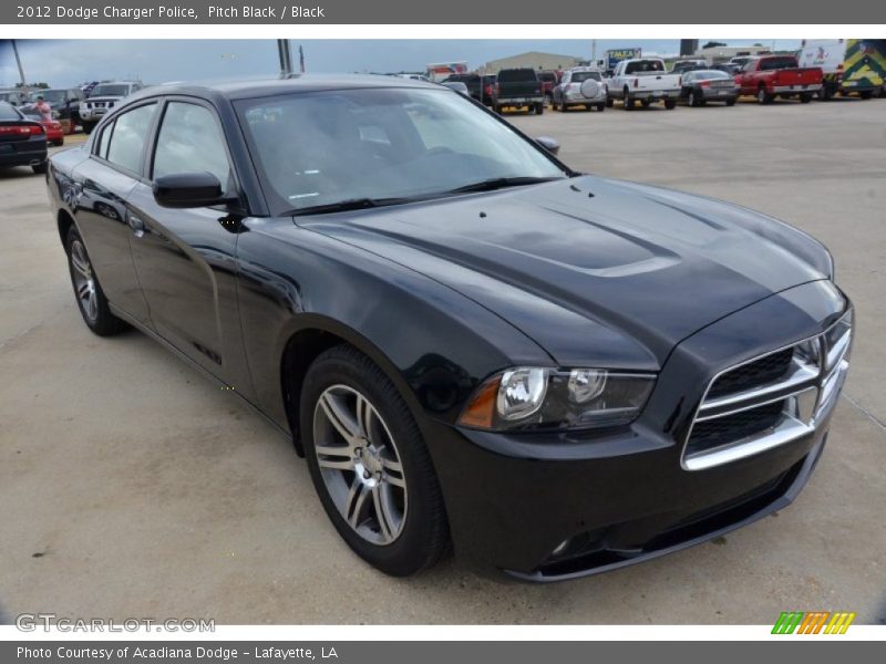 Front 3/4 View of 2012 Charger Police
