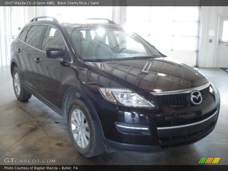 Black Cherry Mica / Sand 2007 Mazda CX-9 Sport AWD