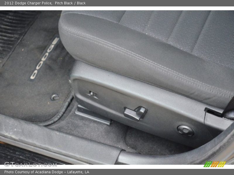 Front Seat of 2012 Charger Police