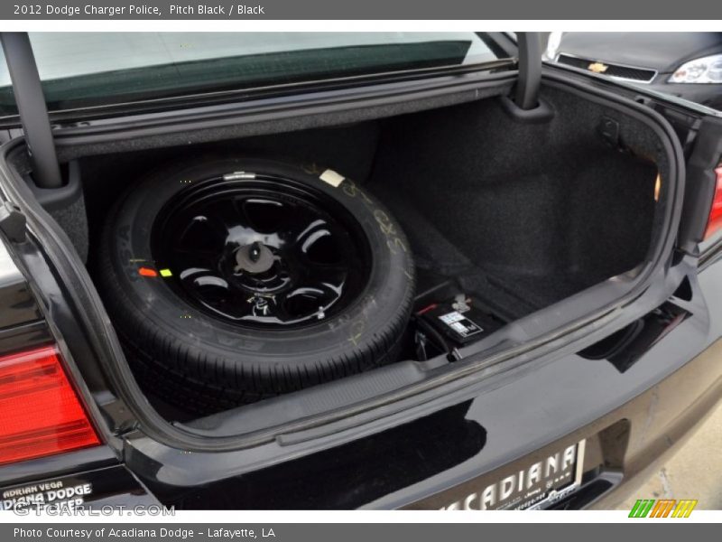  2012 Charger Police Trunk