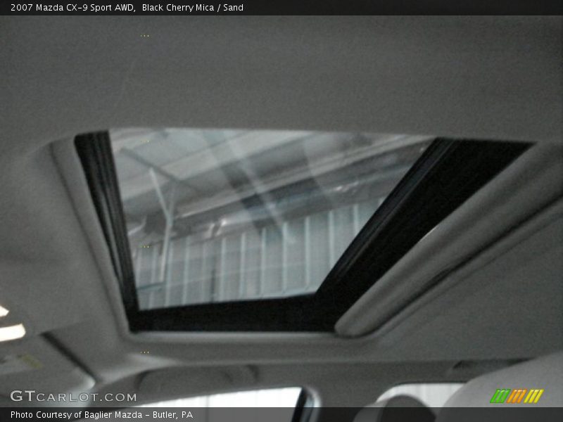 Black Cherry Mica / Sand 2007 Mazda CX-9 Sport AWD
