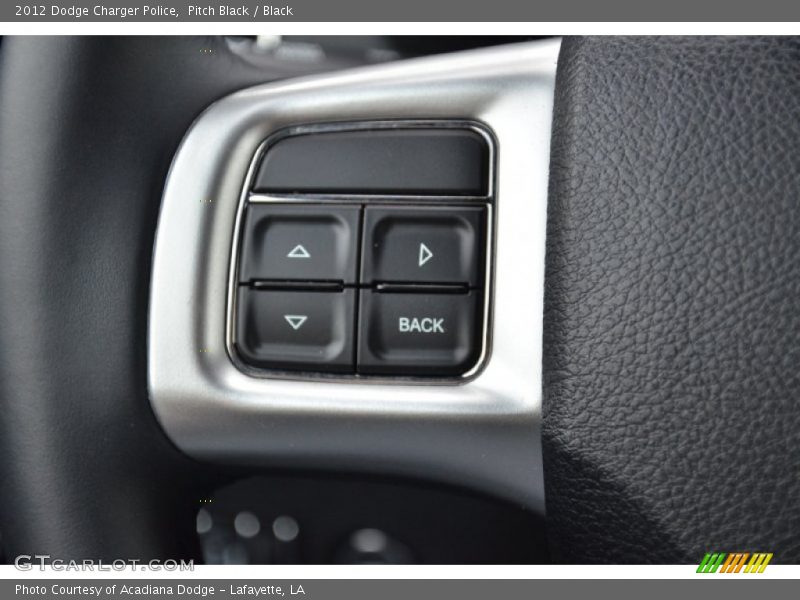 Controls of 2012 Charger Police