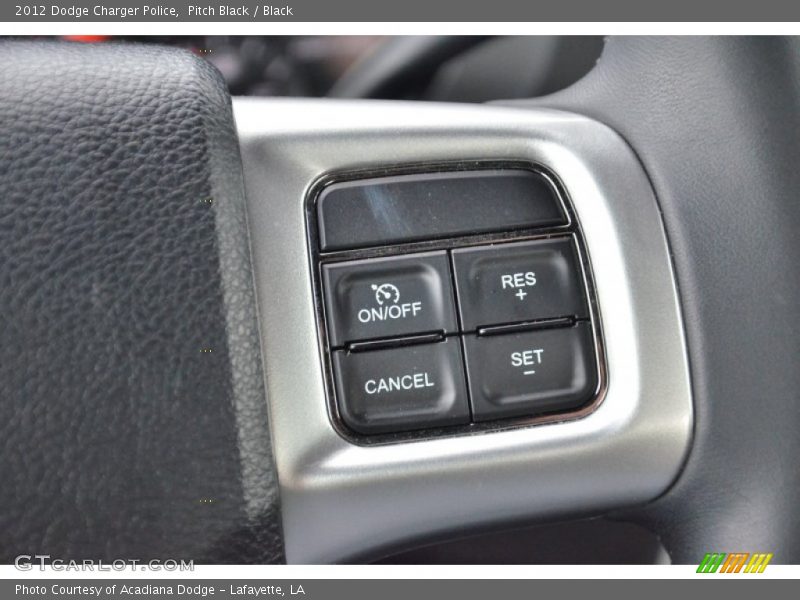 Controls of 2012 Charger Police