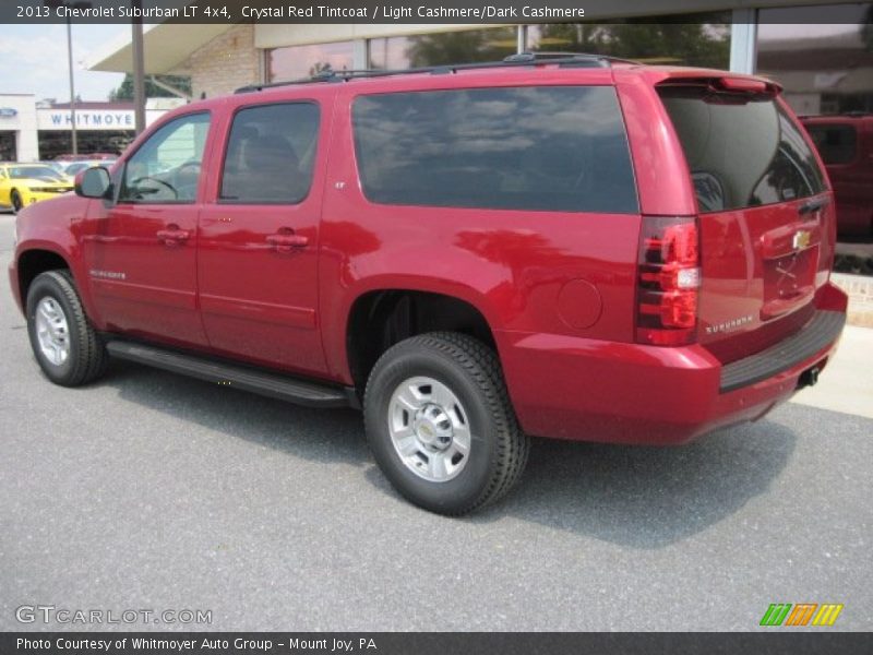 Crystal Red Tintcoat / Light Cashmere/Dark Cashmere 2013 Chevrolet Suburban LT 4x4