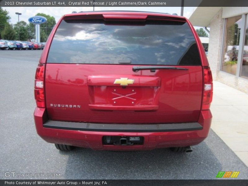 Crystal Red Tintcoat / Light Cashmere/Dark Cashmere 2013 Chevrolet Suburban LT 4x4