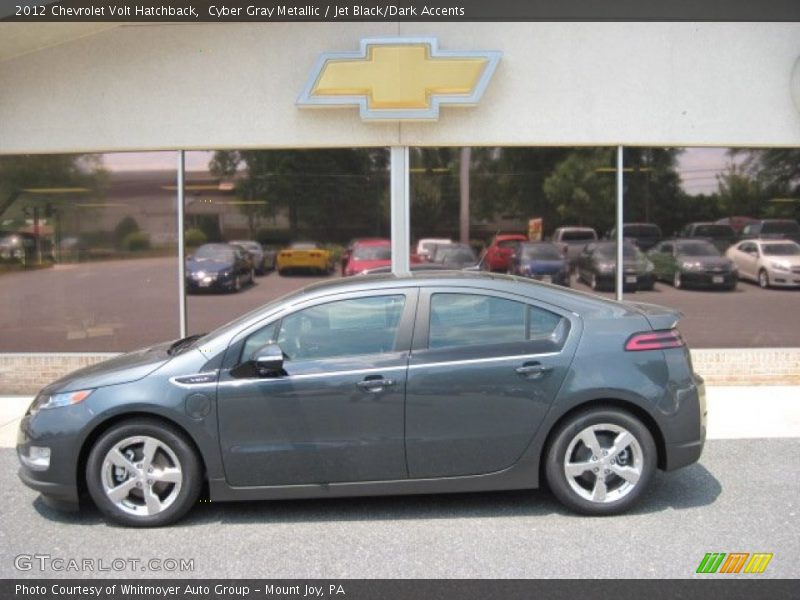 Cyber Gray Metallic / Jet Black/Dark Accents 2012 Chevrolet Volt Hatchback