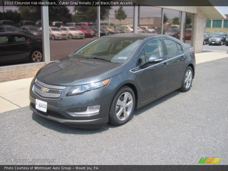 Cyber Gray Metallic / Jet Black/Dark Accents 2012 Chevrolet Volt Hatchback