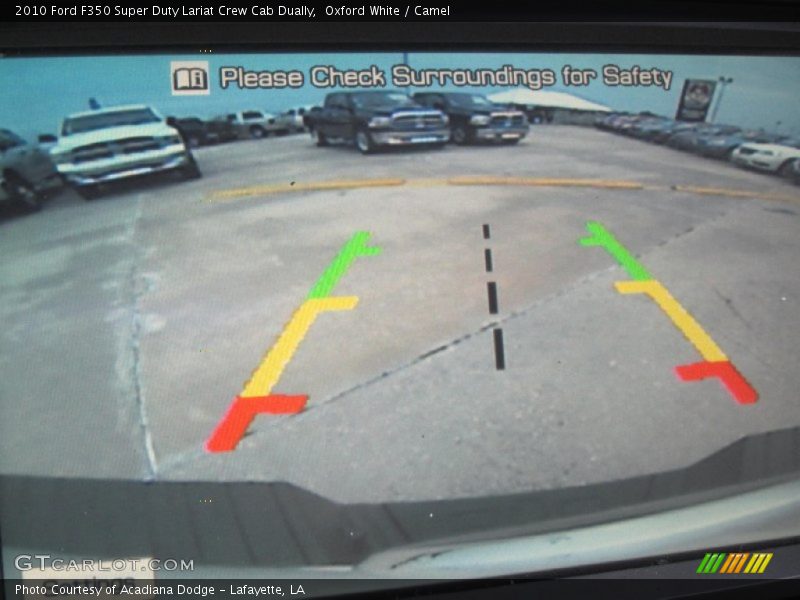 Oxford White / Camel 2010 Ford F350 Super Duty Lariat Crew Cab Dually