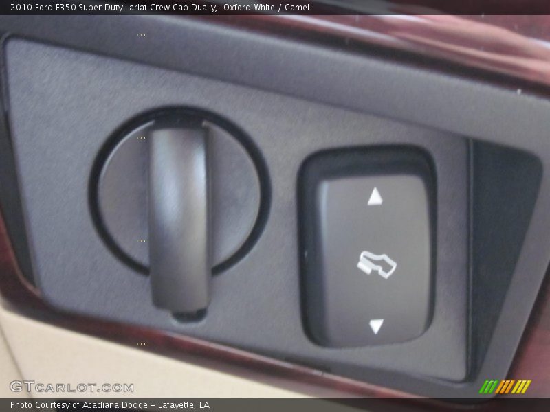 Oxford White / Camel 2010 Ford F350 Super Duty Lariat Crew Cab Dually