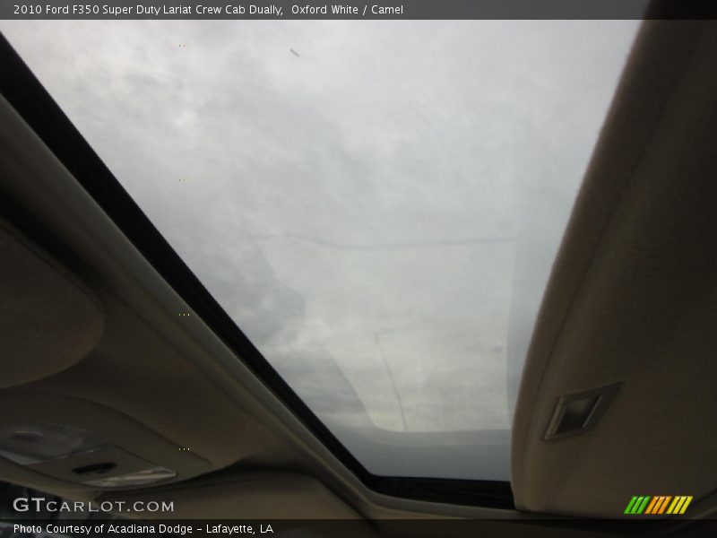 Oxford White / Camel 2010 Ford F350 Super Duty Lariat Crew Cab Dually
