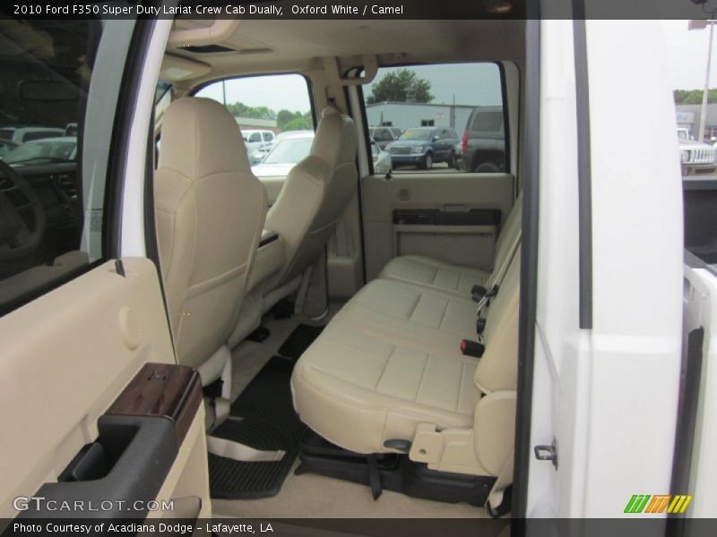 Oxford White / Camel 2010 Ford F350 Super Duty Lariat Crew Cab Dually