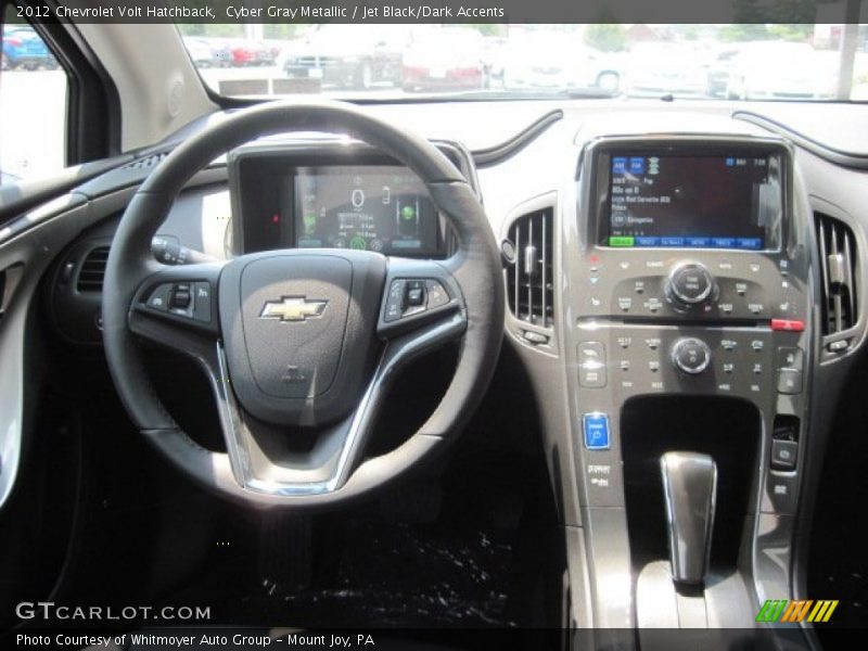 Cyber Gray Metallic / Jet Black/Dark Accents 2012 Chevrolet Volt Hatchback