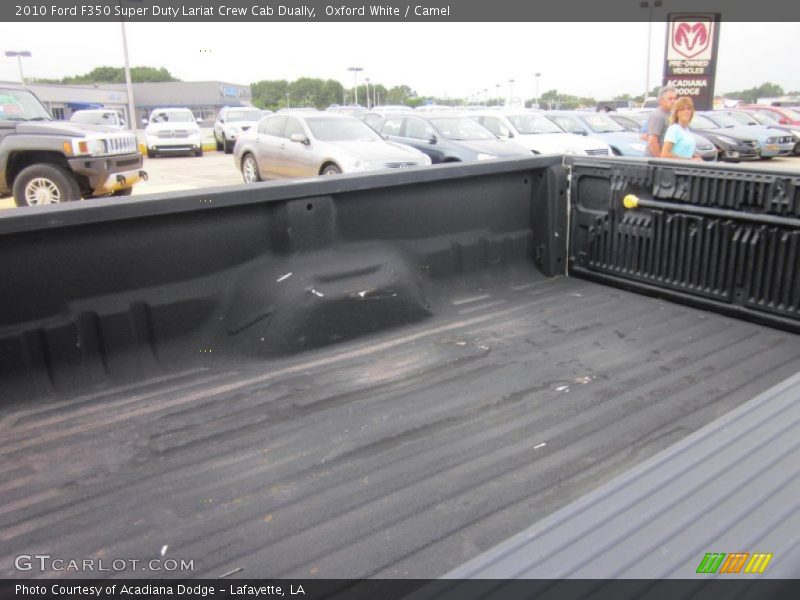 Oxford White / Camel 2010 Ford F350 Super Duty Lariat Crew Cab Dually