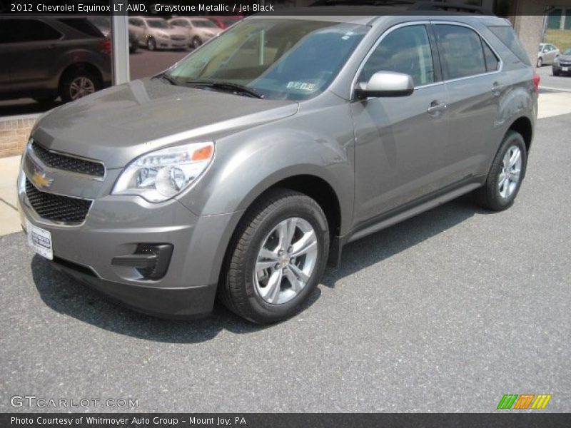 Graystone Metallic / Jet Black 2012 Chevrolet Equinox LT AWD