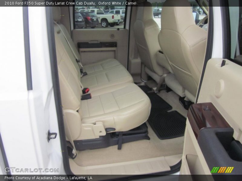 Oxford White / Camel 2010 Ford F350 Super Duty Lariat Crew Cab Dually