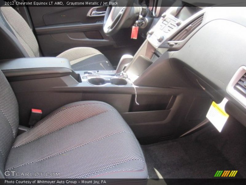 Graystone Metallic / Jet Black 2012 Chevrolet Equinox LT AWD