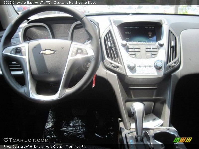 Graystone Metallic / Jet Black 2012 Chevrolet Equinox LT AWD