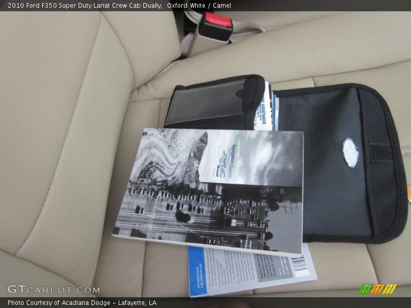 Oxford White / Camel 2010 Ford F350 Super Duty Lariat Crew Cab Dually