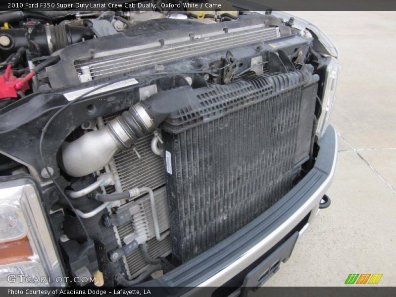 Oxford White / Camel 2010 Ford F350 Super Duty Lariat Crew Cab Dually