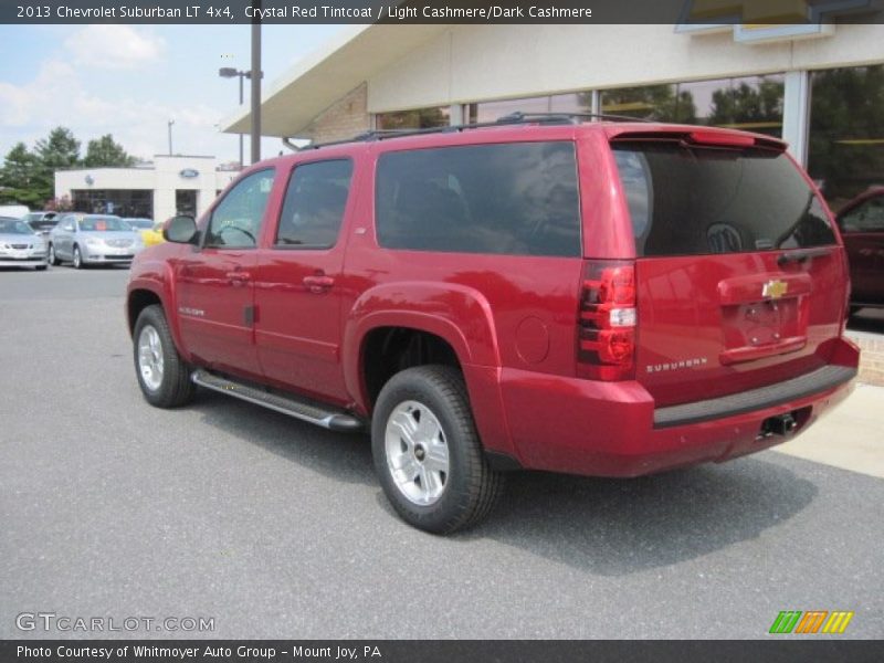 Crystal Red Tintcoat / Light Cashmere/Dark Cashmere 2013 Chevrolet Suburban LT 4x4