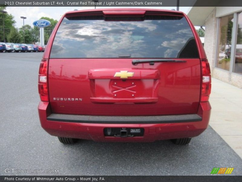 Crystal Red Tintcoat / Light Cashmere/Dark Cashmere 2013 Chevrolet Suburban LT 4x4