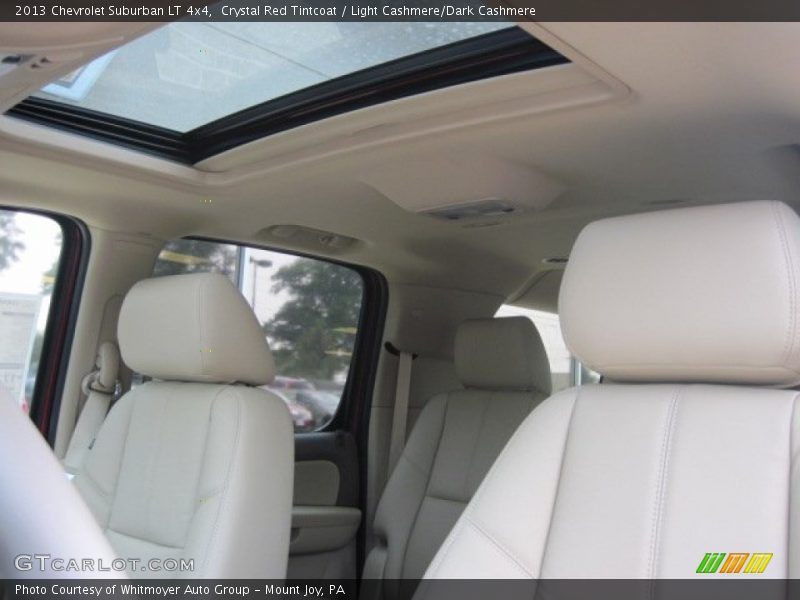 Crystal Red Tintcoat / Light Cashmere/Dark Cashmere 2013 Chevrolet Suburban LT 4x4