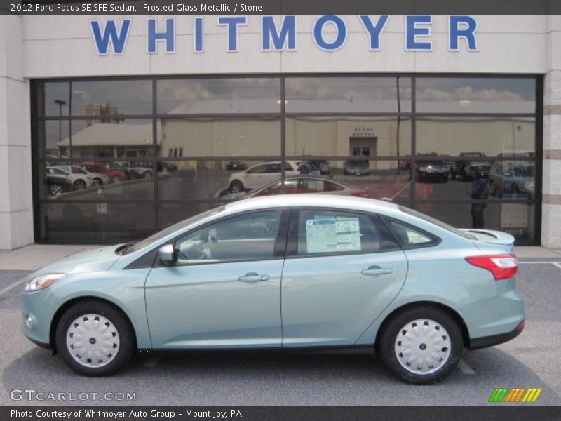 Frosted Glass Metallic / Stone 2012 Ford Focus SE SFE Sedan