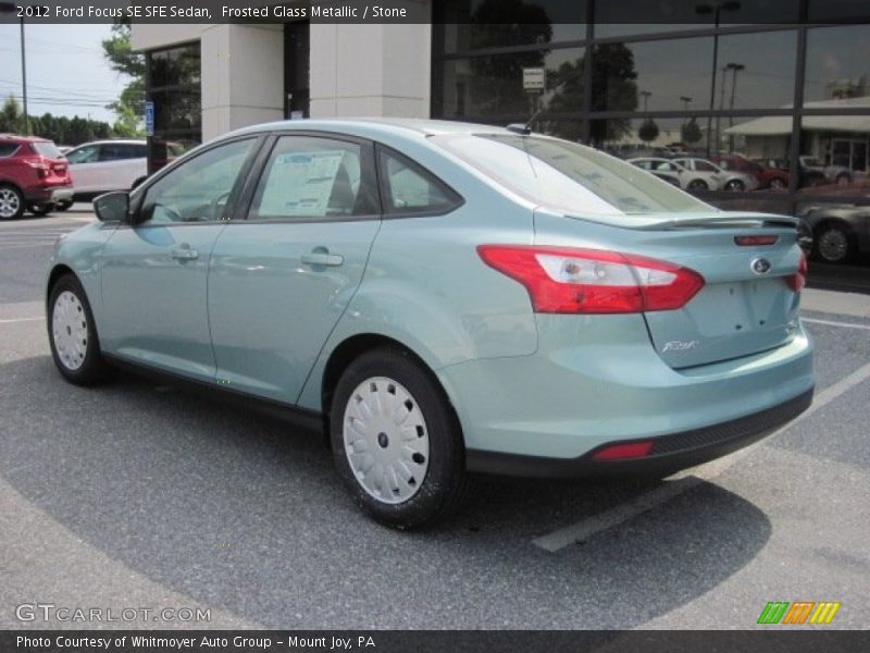 Frosted Glass Metallic / Stone 2012 Ford Focus SE SFE Sedan